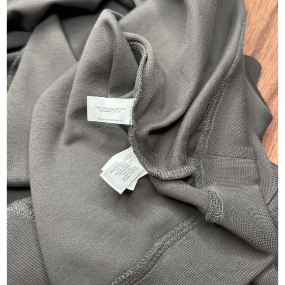 Cutter&Buck Big & Tall Sweater 3XB Supima Cotton 1/2 Zip Green Pullover Mens - Picture 5 of 5